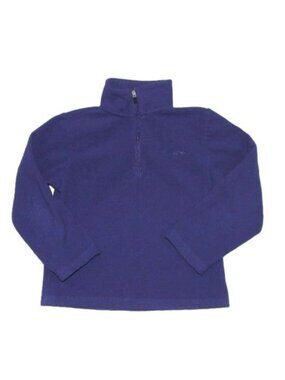 C9 by Champion Kids Fleece Mock Neck Quarter Zip Pullover-Purple-XS
